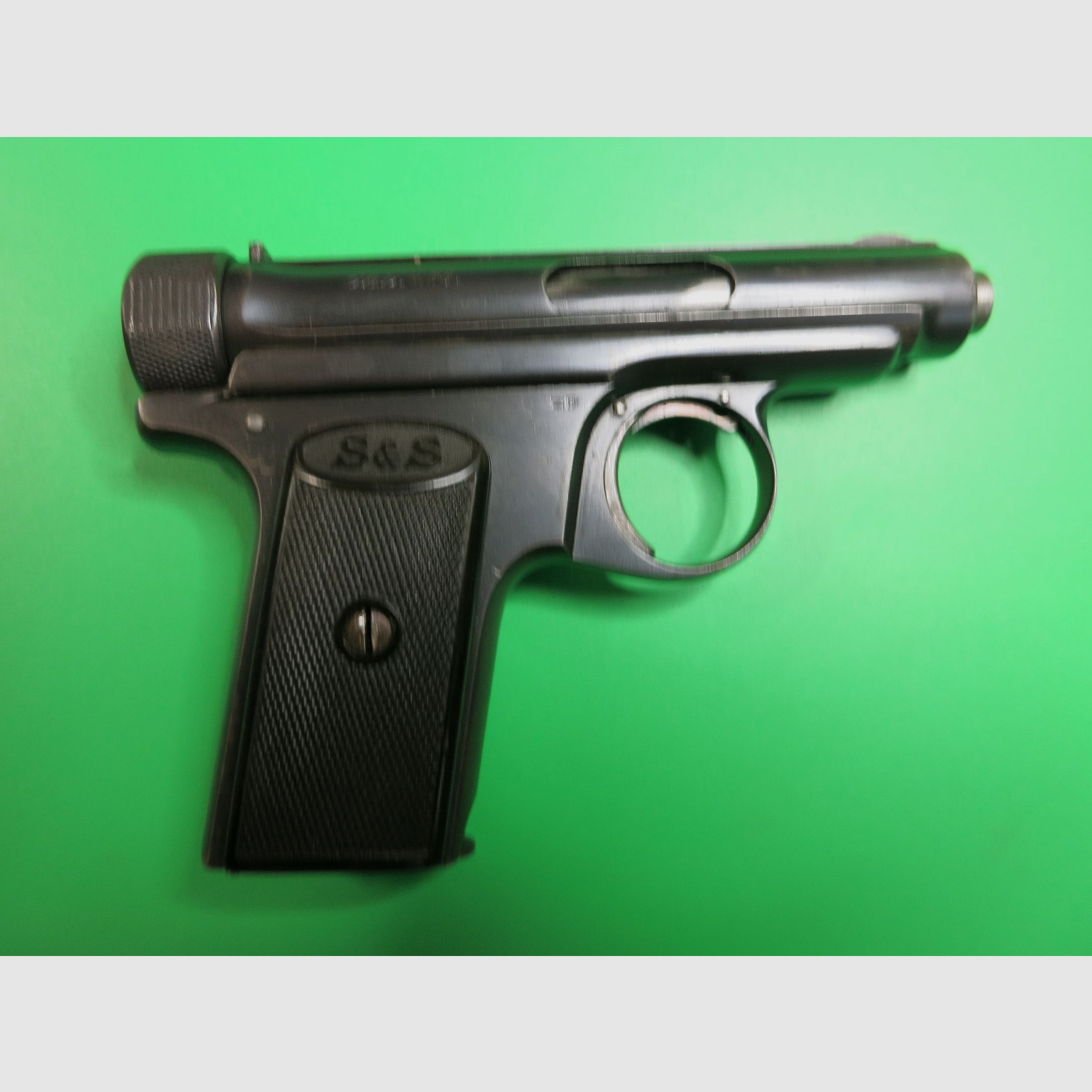 J.P. Sauer&Sohn Modelo 13 (1913), 7,65 mm Browning, pistola de servicio     #80