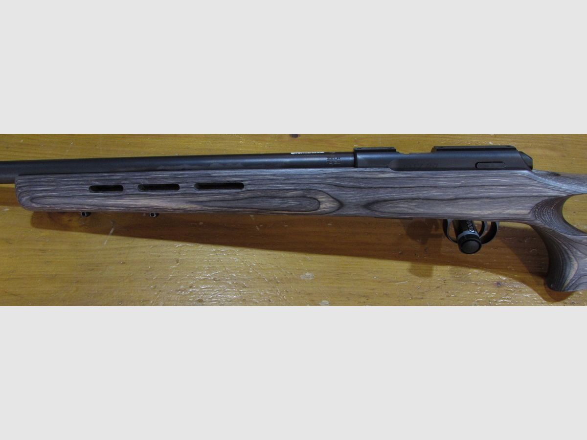 CZ 457 Thumbole grijze repetitiegeweer varmintloop 51cm kal .22LR, afbeelding 5 van 7