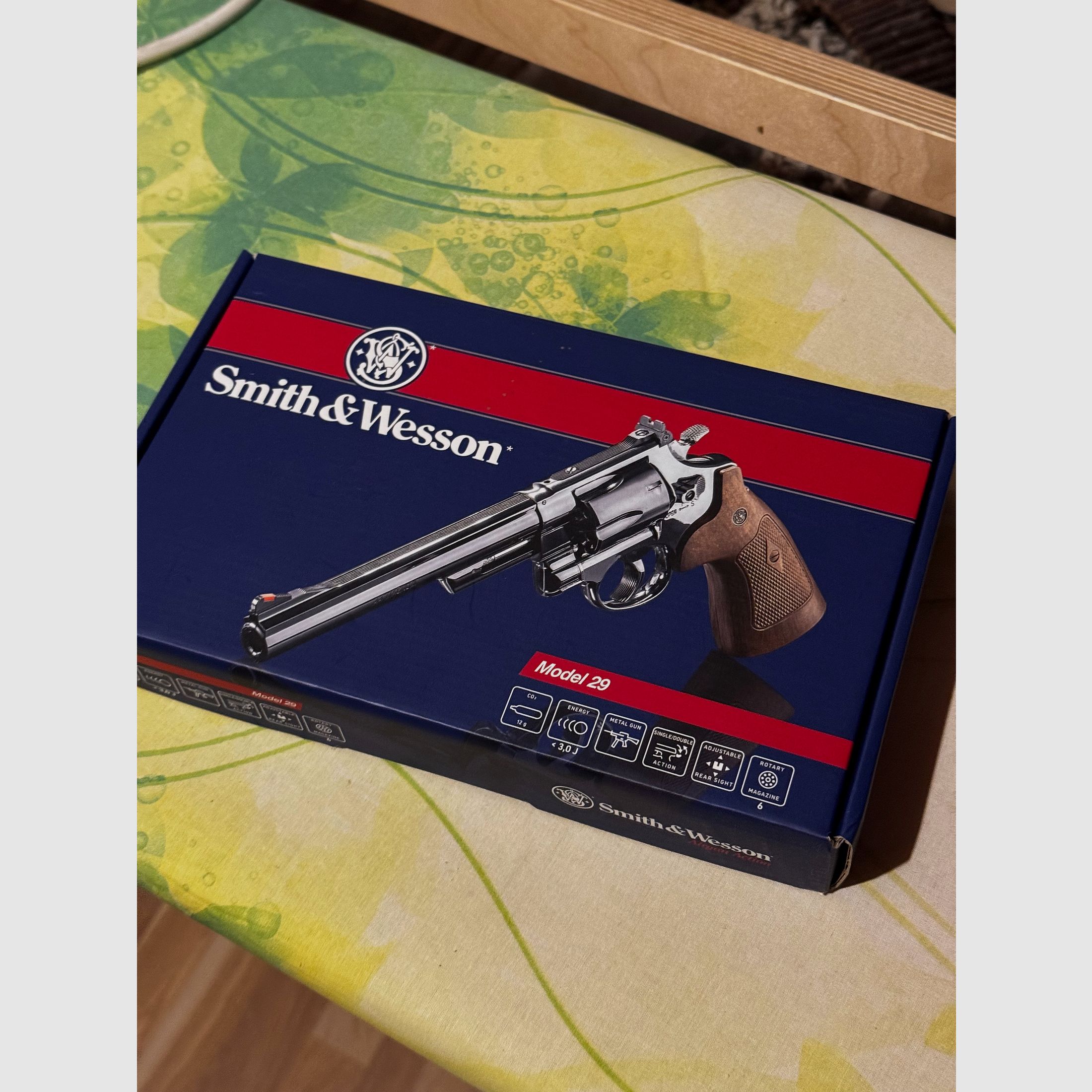 Smith & Wesson co2 4,5mm Model 29 3” Revolver VhB