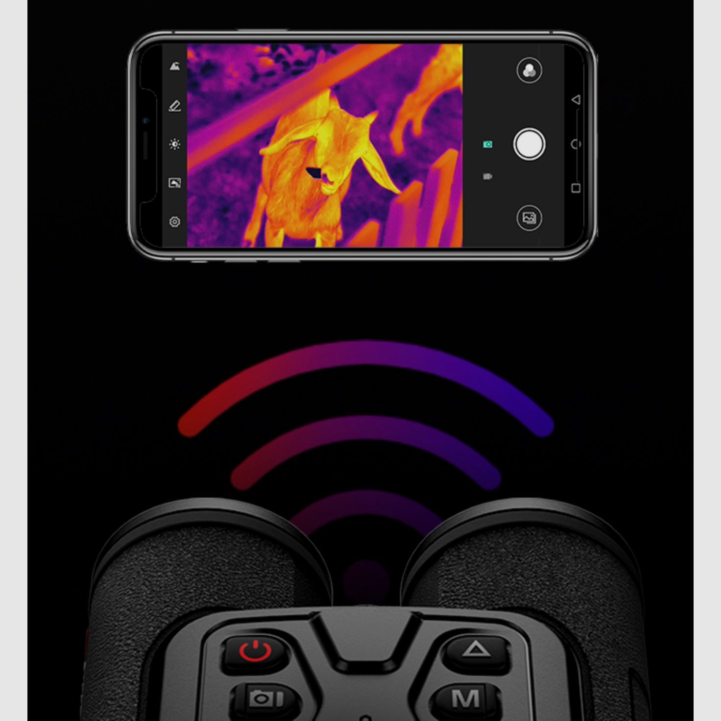 Guide Thermal Imaging Binoculars TN630 Handheld 640x480 Sensor