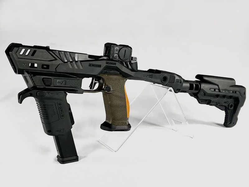 WALTHER Conversion-Kit PDP Pistolen-Anschlagschaft 2-farbig FDE/Schwarz