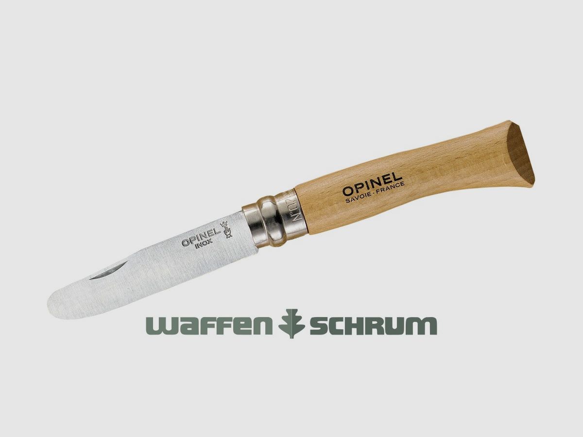 Opinel Klappmesser Klingenlänge 8cm - Kindermesser mit abgerundeter Spitze
