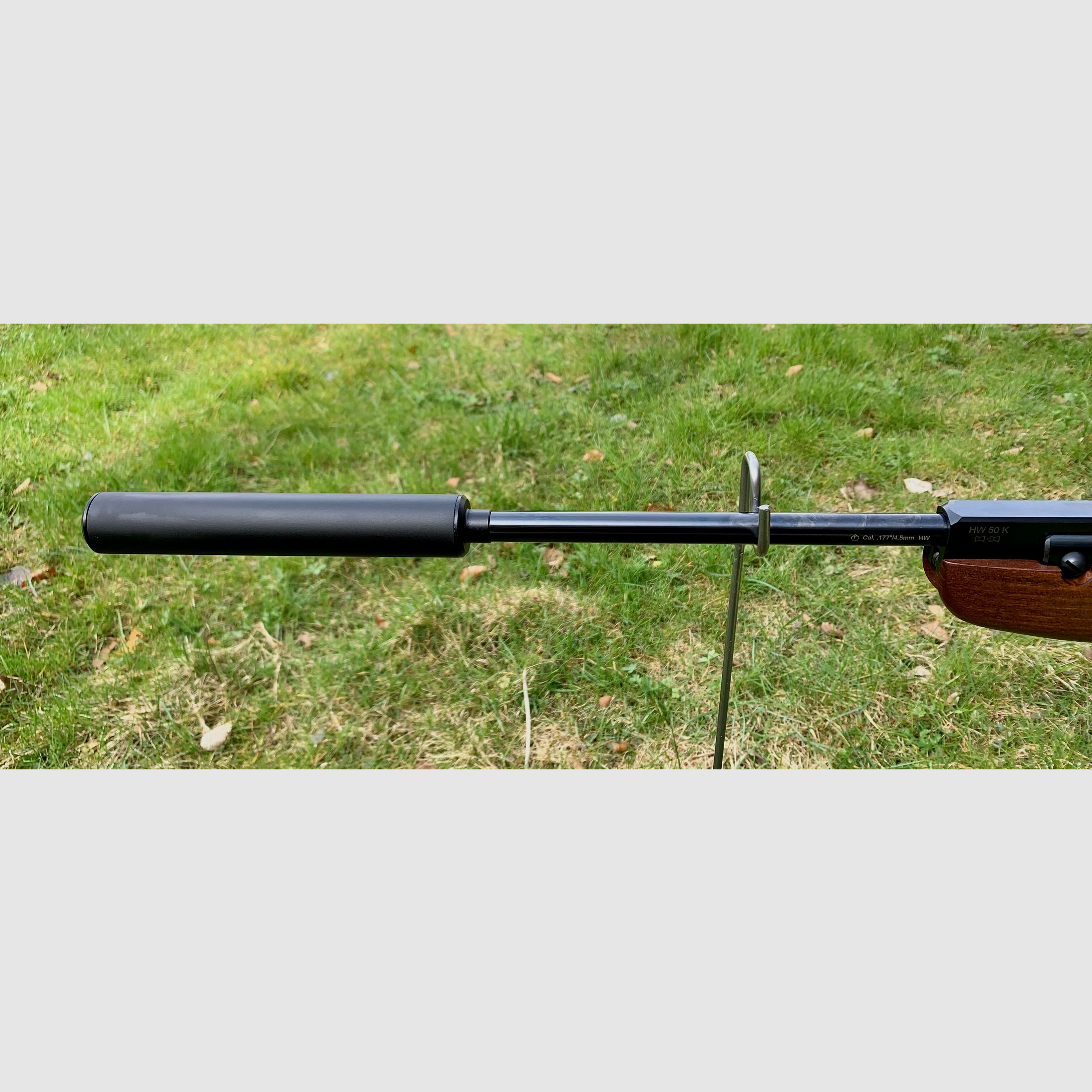 Weihrauch HW 50 M/II mit Schalldämpfer Kal. 4,5mm und Zielfernrohr 3-9x40 compact