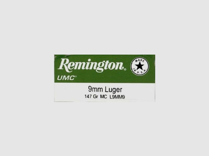 UMC (Remington) 147grs Full Metal Jacket Subsonico