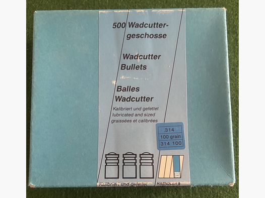 H&N Sport Bleigeschosse ,Caliber 32 .314-WC-gefettet