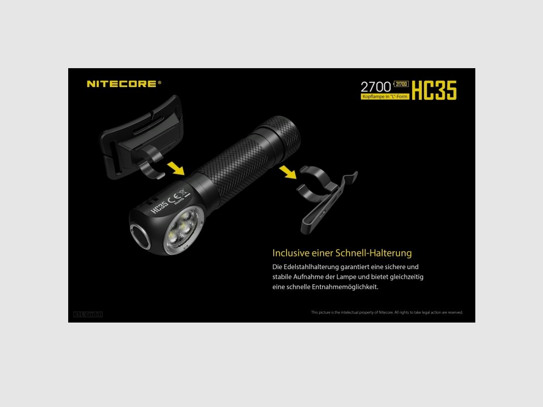 Nitecore HC35, Bild 3 von 4