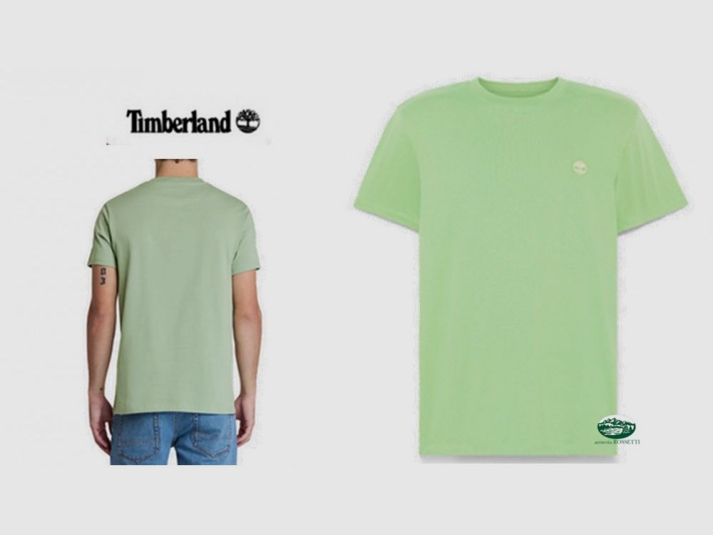 TIMBERLAND T-shirt Ronde Hals River kleur groen commeo