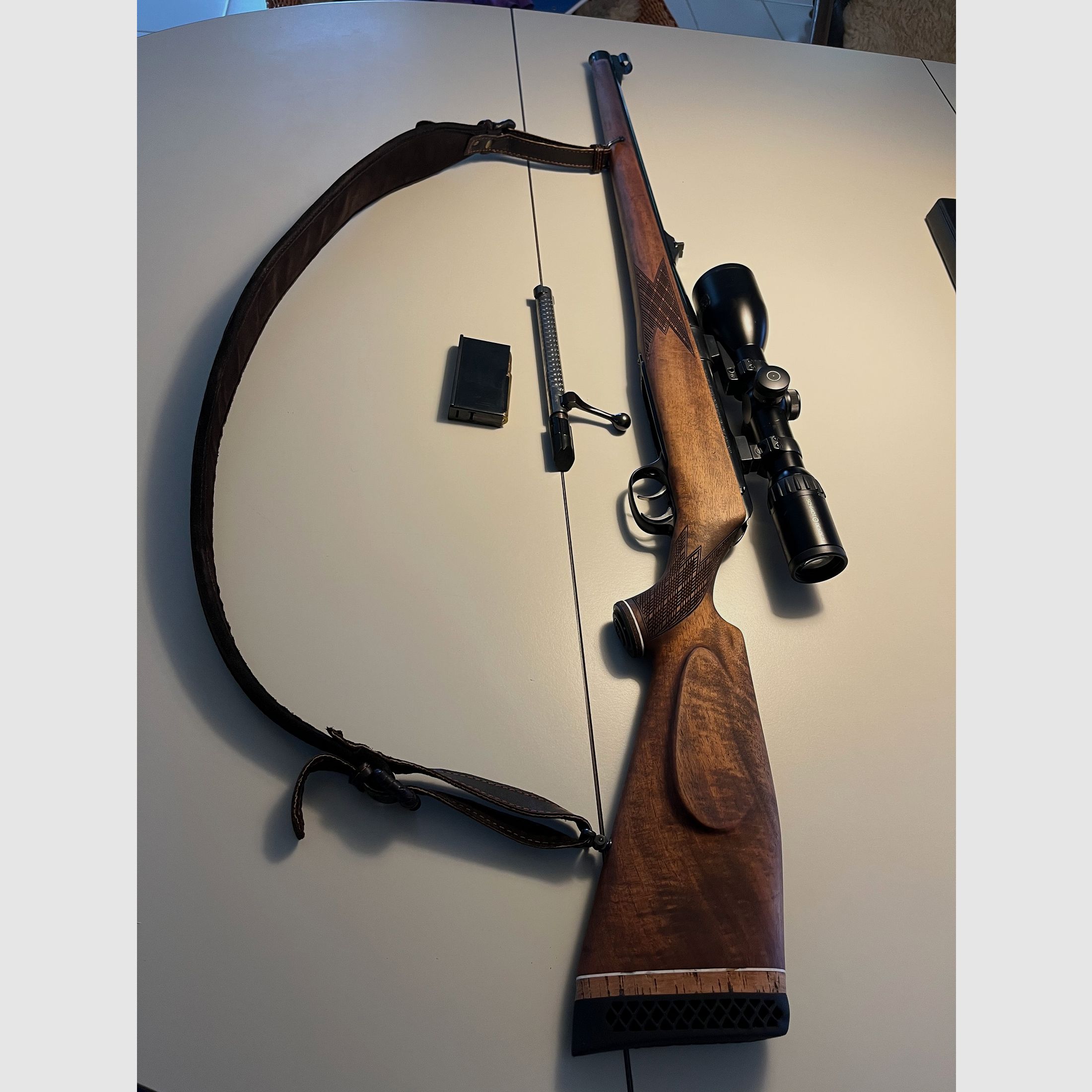 Repetierer Stutzen Schrankwaffe Krico Liebhaberstück Blaser, Sauer, Heym
