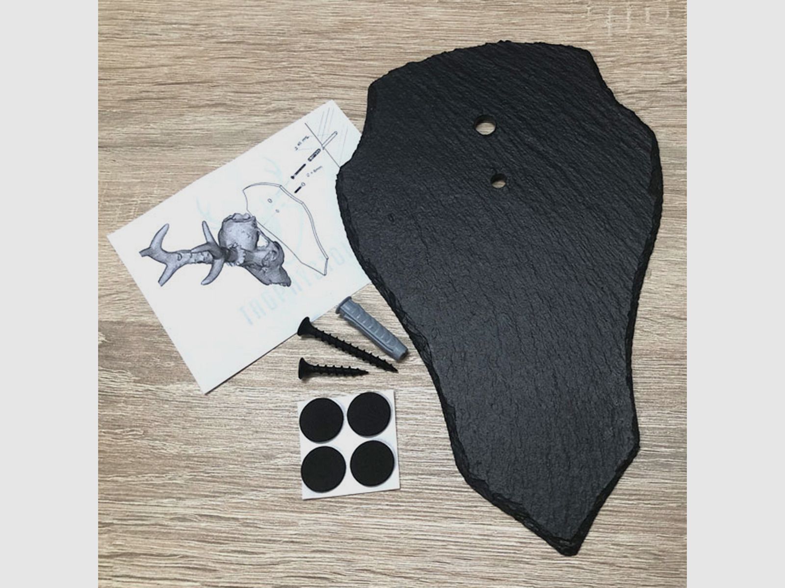 Trophystone Trophäenschiefer Rehbock GR. XL - 26 x 16 cm