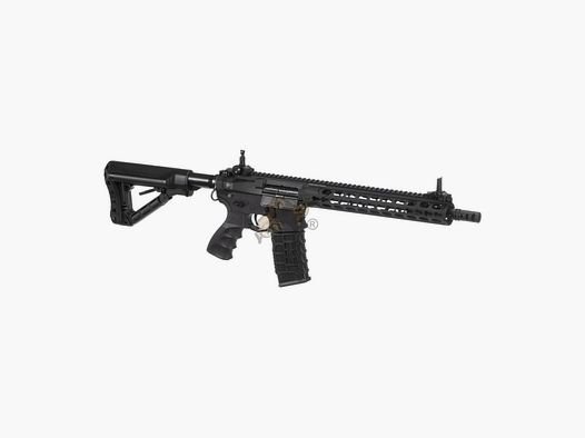G&G GC16 WARTHOG 12" with ETU in black Airsoft S-AEG free from 18