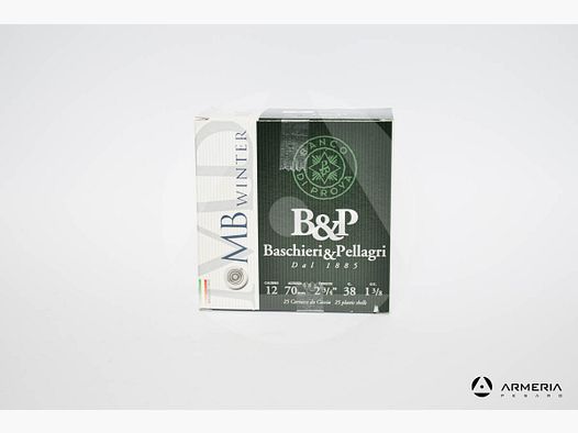 B&P Baschieri e Pellagri MB Winter 12 gauge – Lead 5 – 25 cartridges