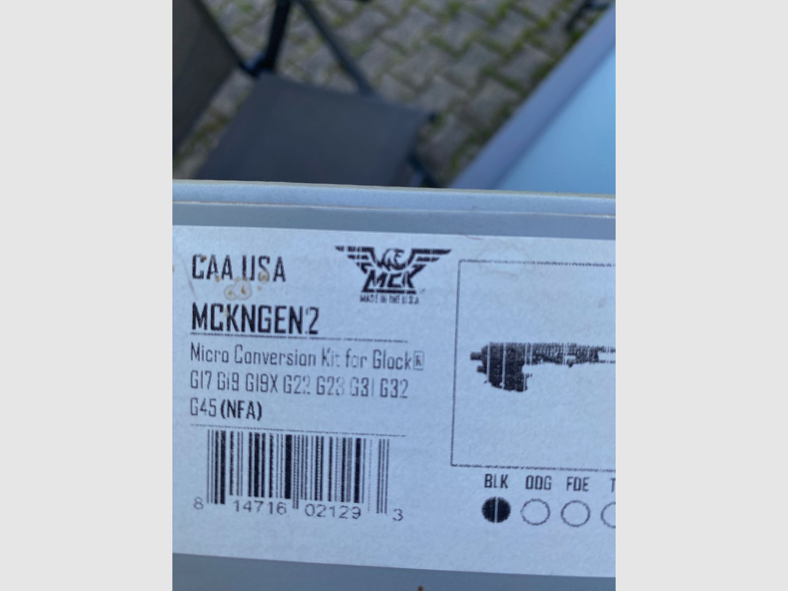 Micro Conversion Kit für Glock
