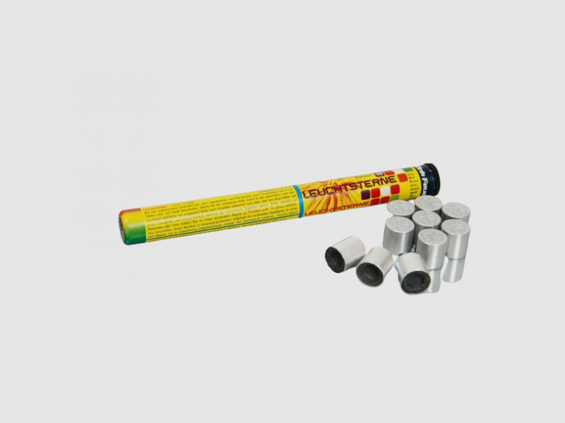 ZINK 10-FARBEN-LEUCHTSTERNE - 10 SCHUSS - 15 MM