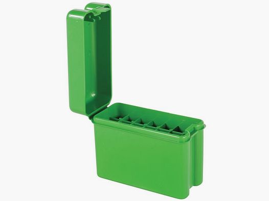 MTM scatola per cartucce RM-20-10 con coperchio a ribalta per 20 cartucce .22-250 e altre.