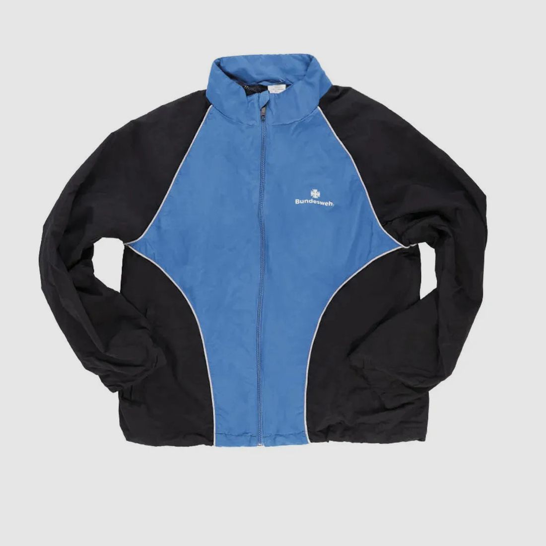 Bundeswehr Original BW Trainingsjacke schwarz blau gebraucht