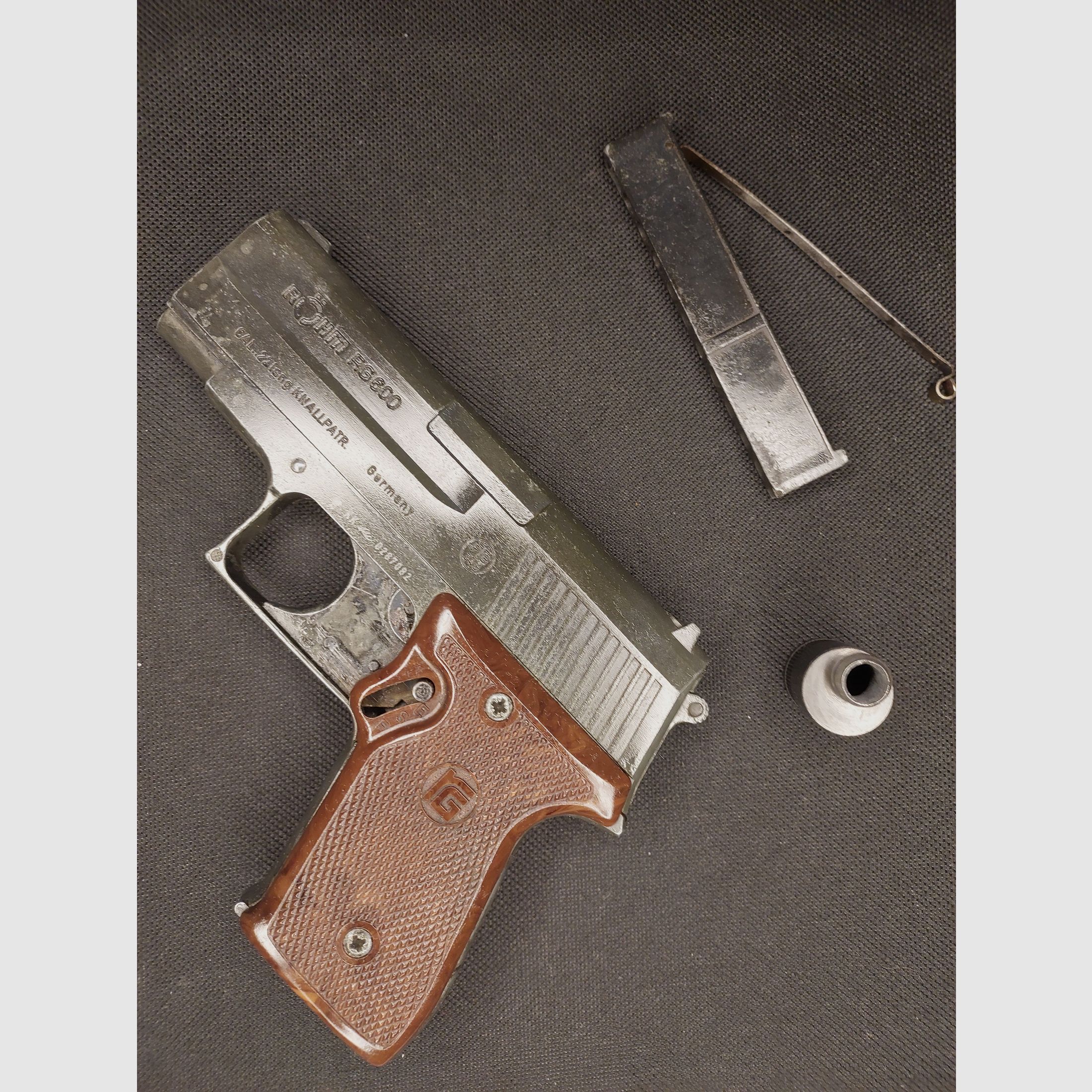 Röhm RG600 blank firing pistol .22 l / 6 mm Flobert (PTB 327) RG 600 RARE!