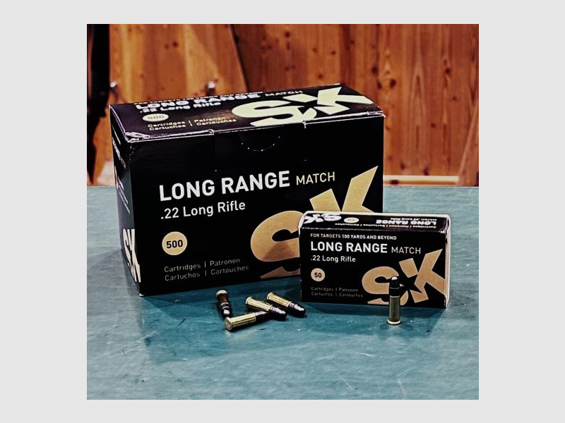 SK Long Range Match .22lr Kleinkalibermunition