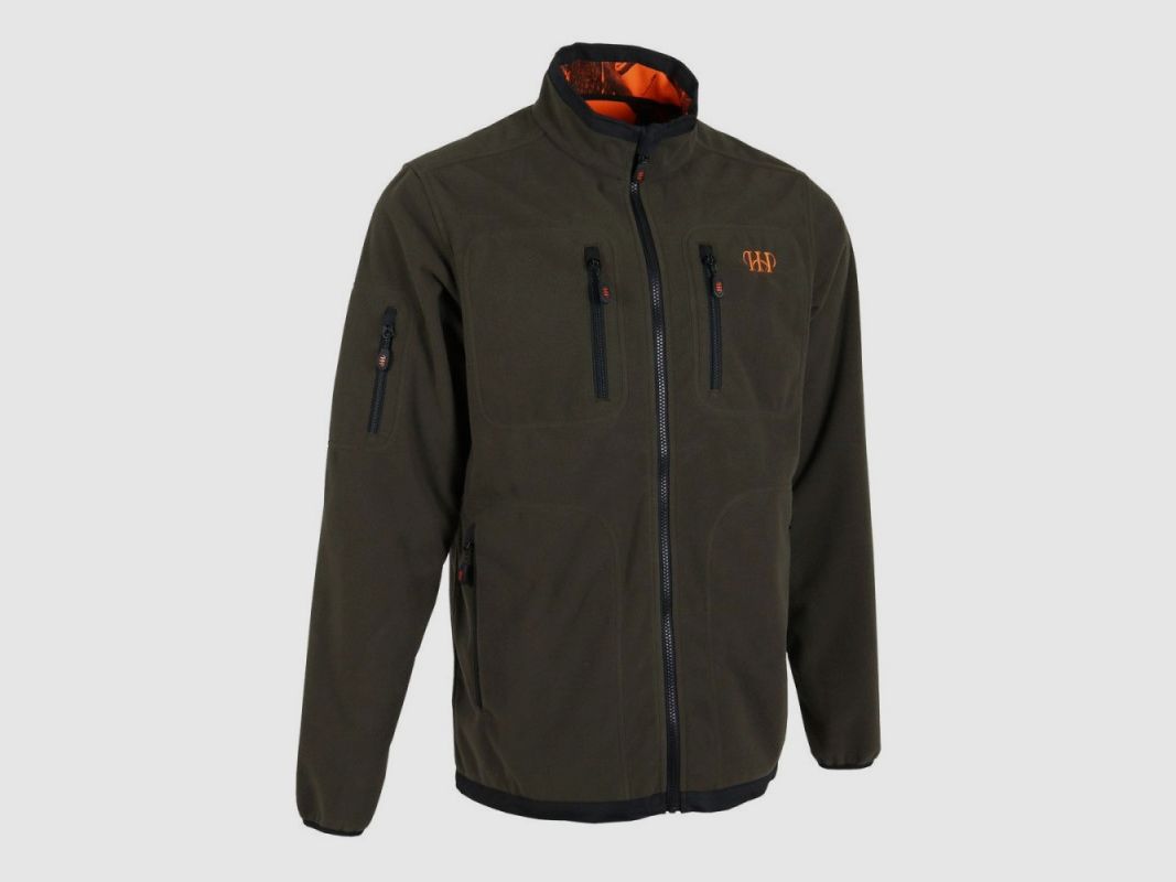 House of Hunting Wendbare Fleecejacke Camo Blaze, Bild 6 von 7