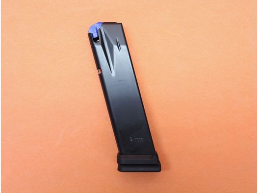 Walther Walther PDP Full Size: Magazin Walther 18-Schuss Stahl brüniert 9mmLuger m. Alu Boden
