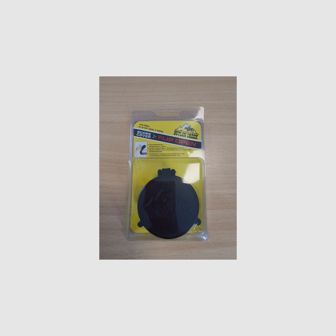 Schutzkappe Optik Butler Creek 58,7mm OBJ43
