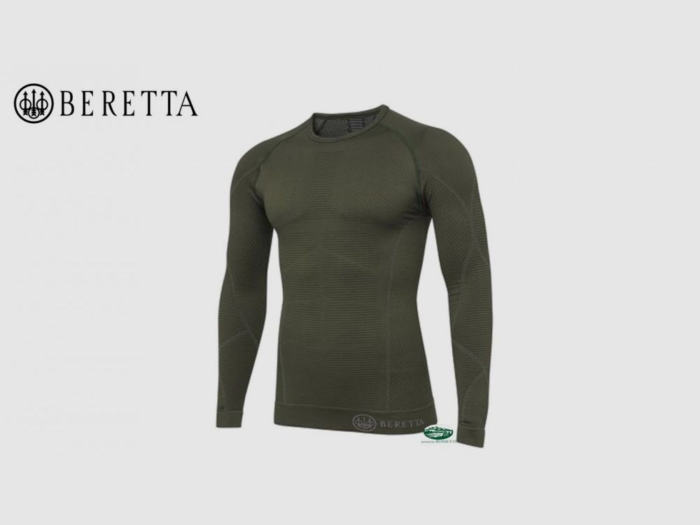 BERETTA Long Sleeve Base Layer HT Body Mapping 3D green IM241