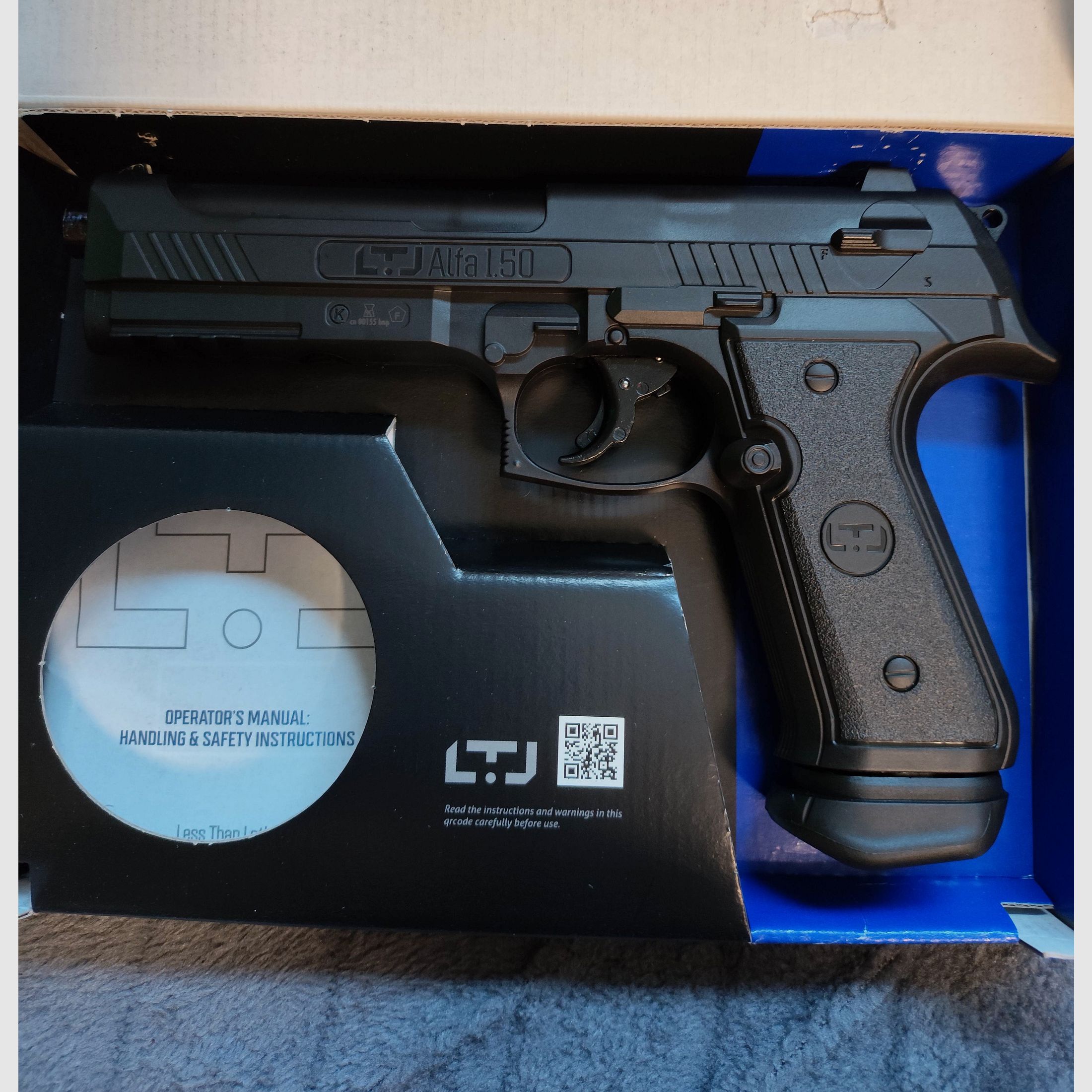 LTL Alfa 1.50 Co2-Pistole cal .50 Defense Training Marker