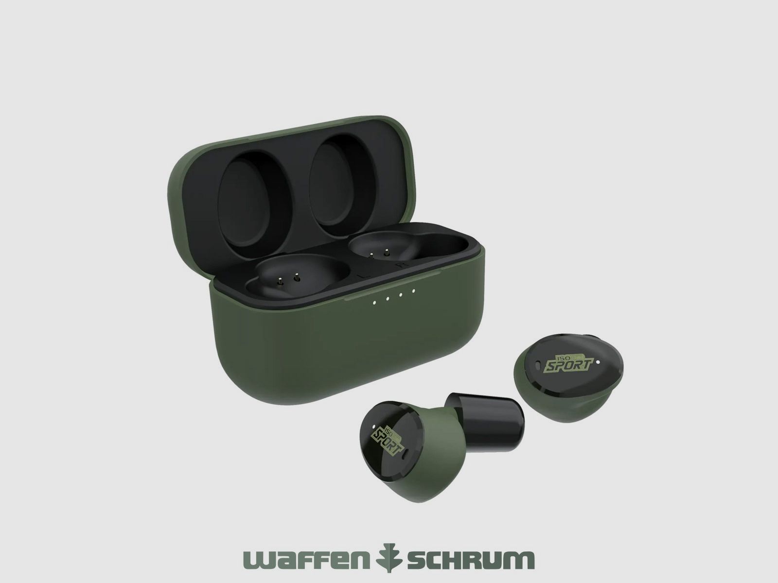 ISOtunes Sport Caliber / mit Bluetooth / grün / aktiv