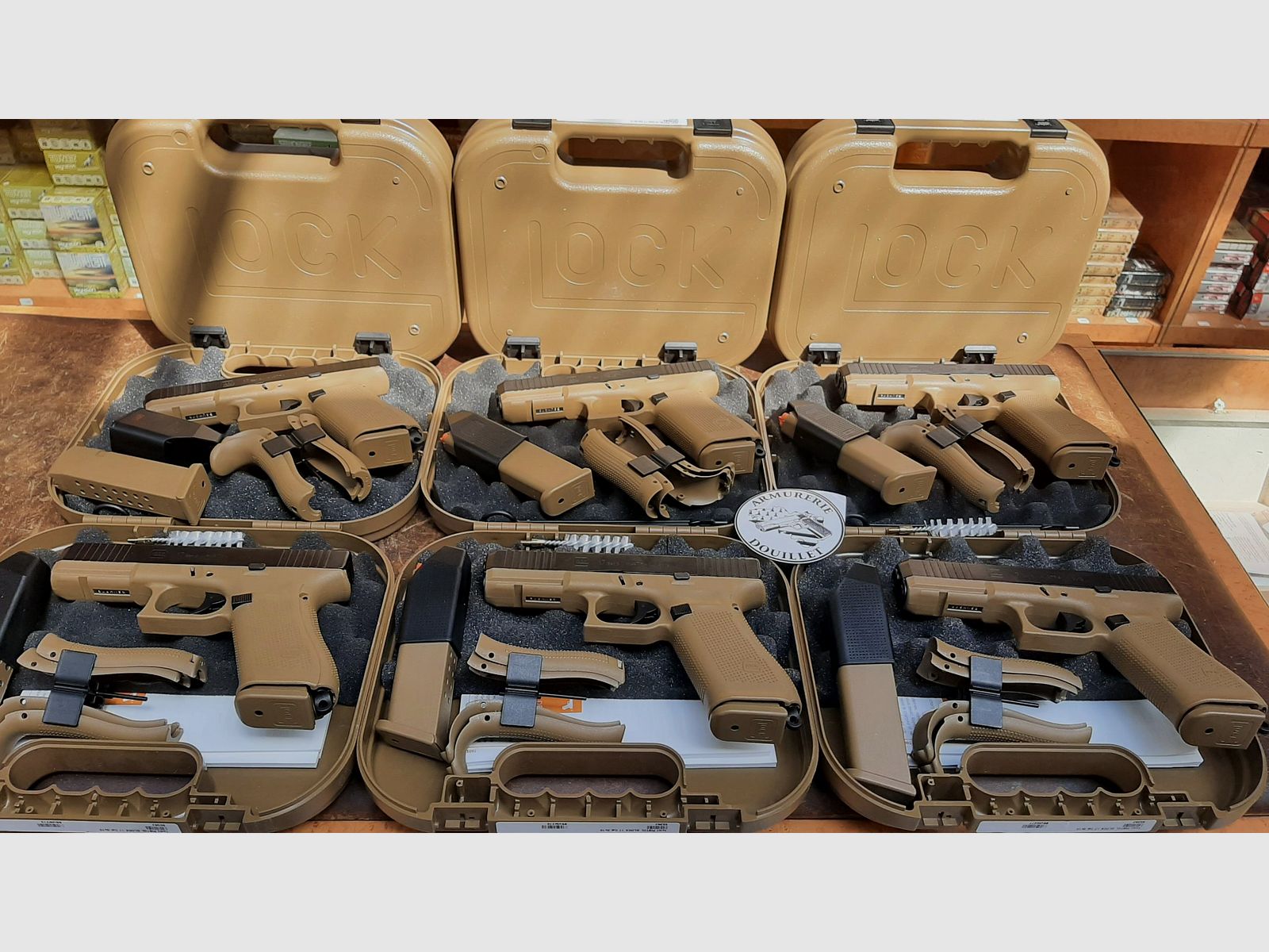 Glock 17 Gen 5 FS Coyote Franse Leger Kal. 9mm, afbeelding 6 van 7