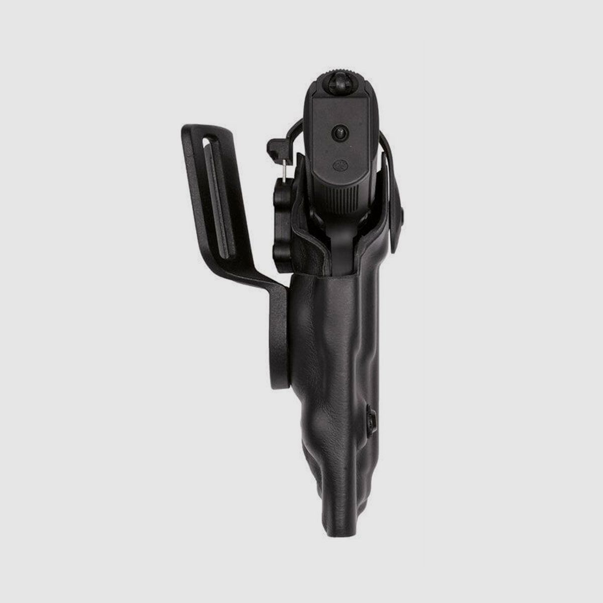 VEGA HOLSTER – POLYMER HOLSTER EXTERNALLY COATED WITH LEATHER FOR PROFESSIONAL USE WITH SUPERIOR SAFETY SYSTEM | FOR COLT 1911, SPRINGFIELD 1911, image 2 of 2