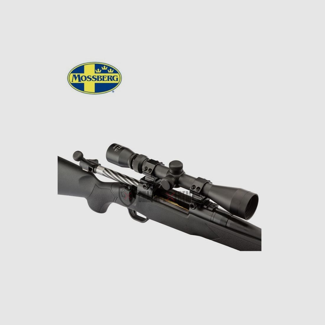 Pack MOSSBERG Patriot Synthétique mit Gewindelauf + Zielfernrohr 3-12X56 + Weaver-Schiene, Bild 3 von 6