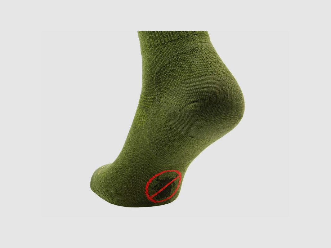 Skarpety myśliwskie SMP1 przeciwkleszczowe merino wool 65%, zdjęcie 3 z 4