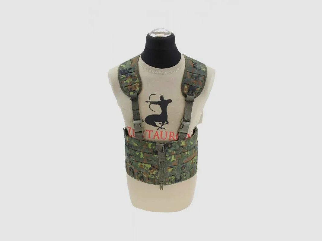 Zentauron Zentauron Chest Rig Modular Split Front flecktarn