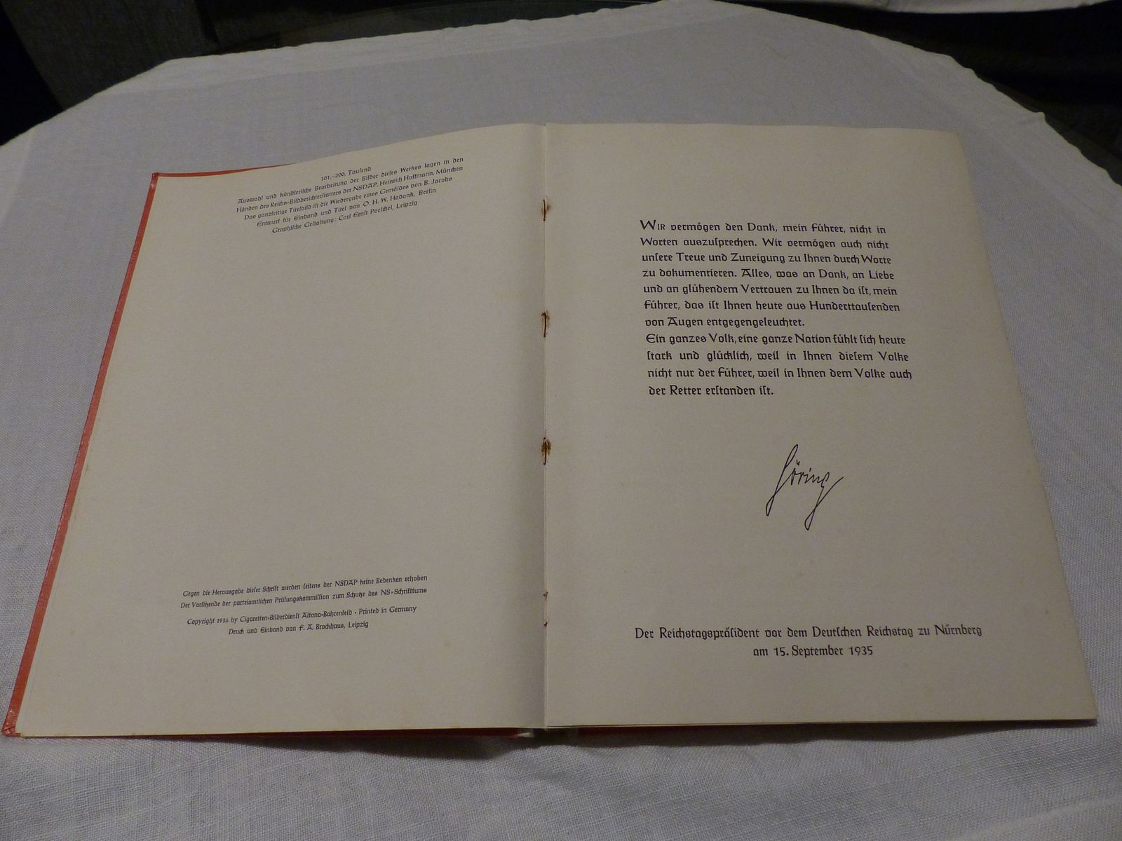 Adolf Hitler Bilder aus dem Leben des Führers 133 Seiten 1936