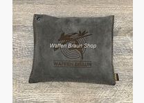Wapensteun van bruin veloursleer "Waffen Braun"