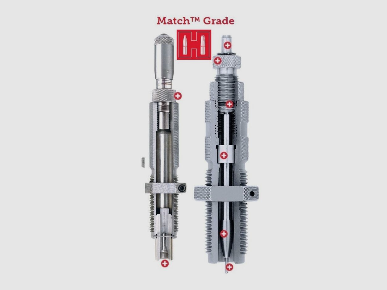 Hornady Ensemble de matrices – Match Grade FULL LENGTH Cal. 6,5MM PRC/.264 #544283 Version Benchrest