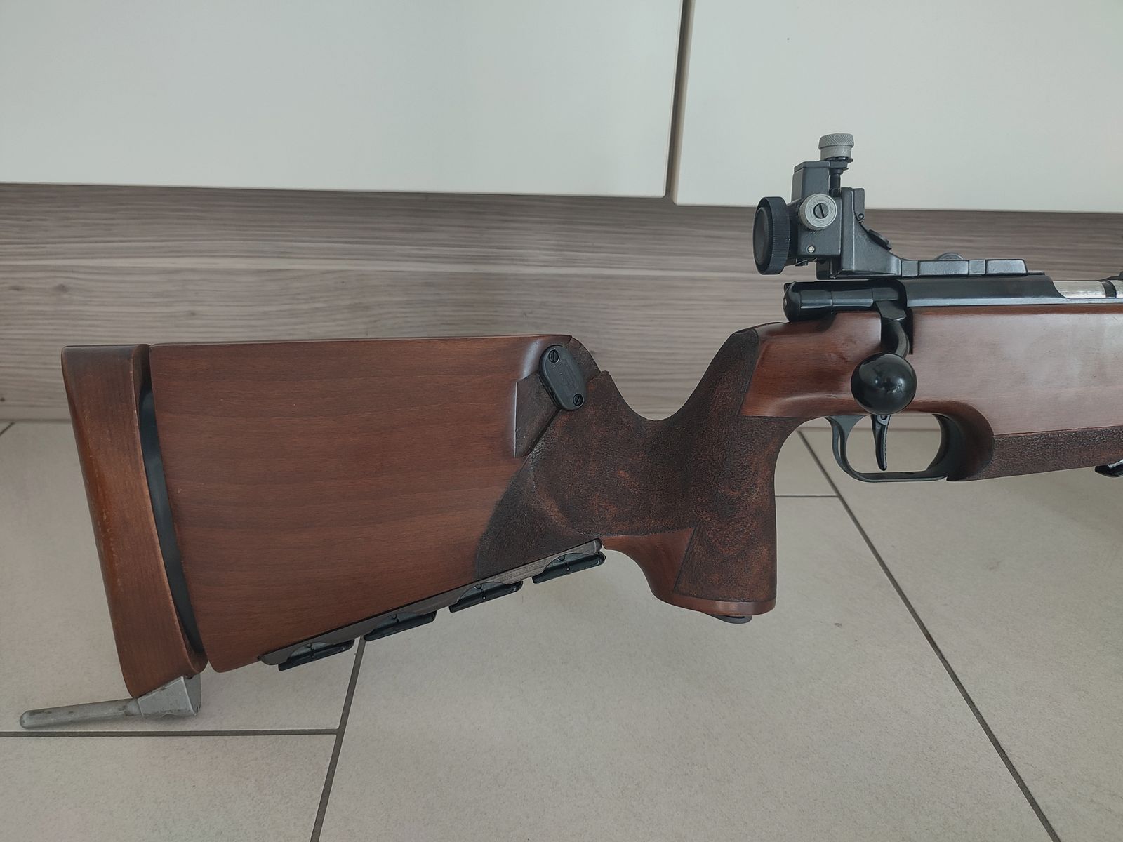 Anschütz 1427 Biathlon Repetierer Benchrest .22 KK + 2.000 Schuss Matchmunition
