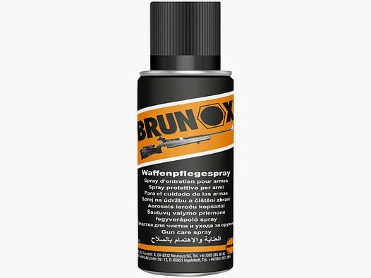 BRUNOX Fett/Reiniger/Öl Waffenpflege & Reiniger 100ml Spray