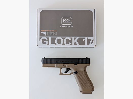 GLOCK 17 Gen5 6 mm, CO₂, < 2,0 J, Coyote