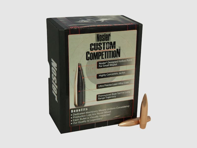 Nosler Geschoss Custom Competition .30/.308 220GR HPBT 100 Stück