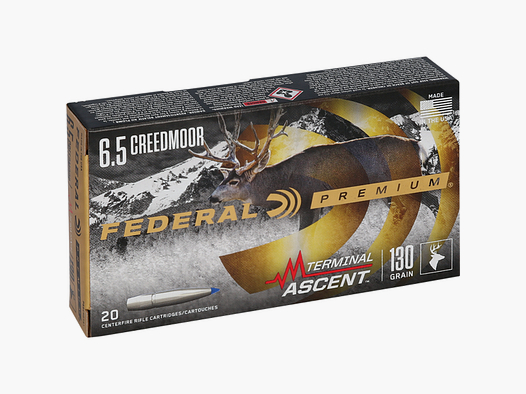 Pociski Federal Terminal Ascent Kaliber 6.5 Creedmoor 130 Gr Terminal Ascent