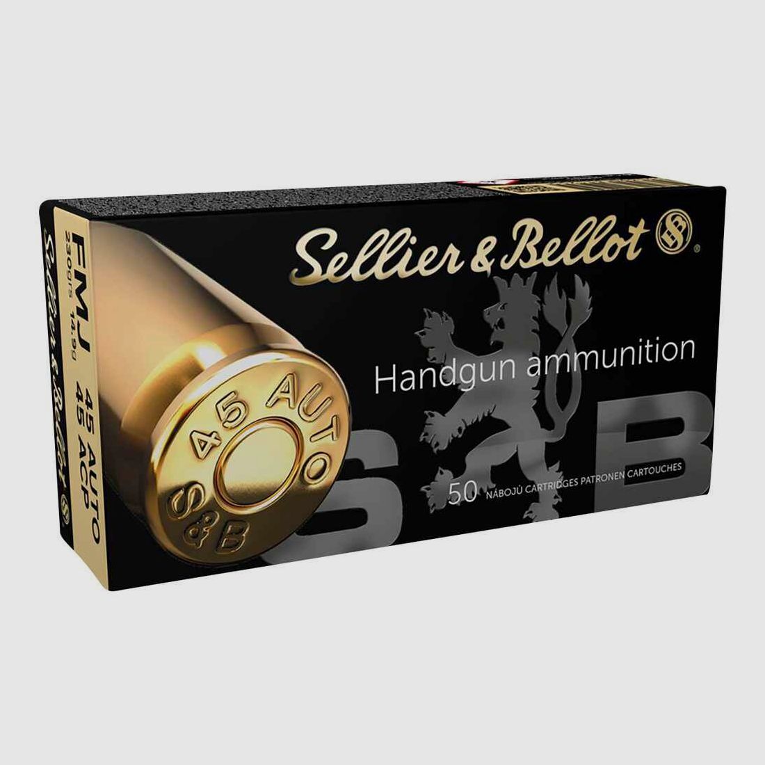 .45 ACP Vollmantel 14,9g/230grs. Sellier & Bellot