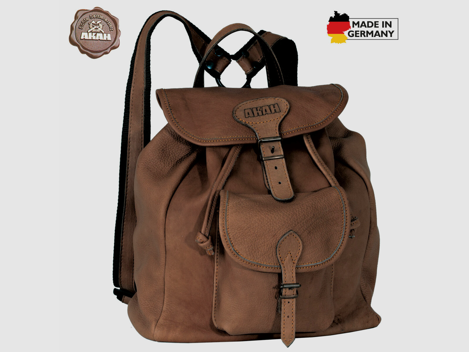 AKAH Rucksack aus Yak-Leder