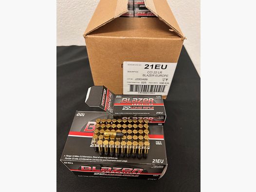 CCI Blazer .22 LR HV 40grs munición de pequeño calibre