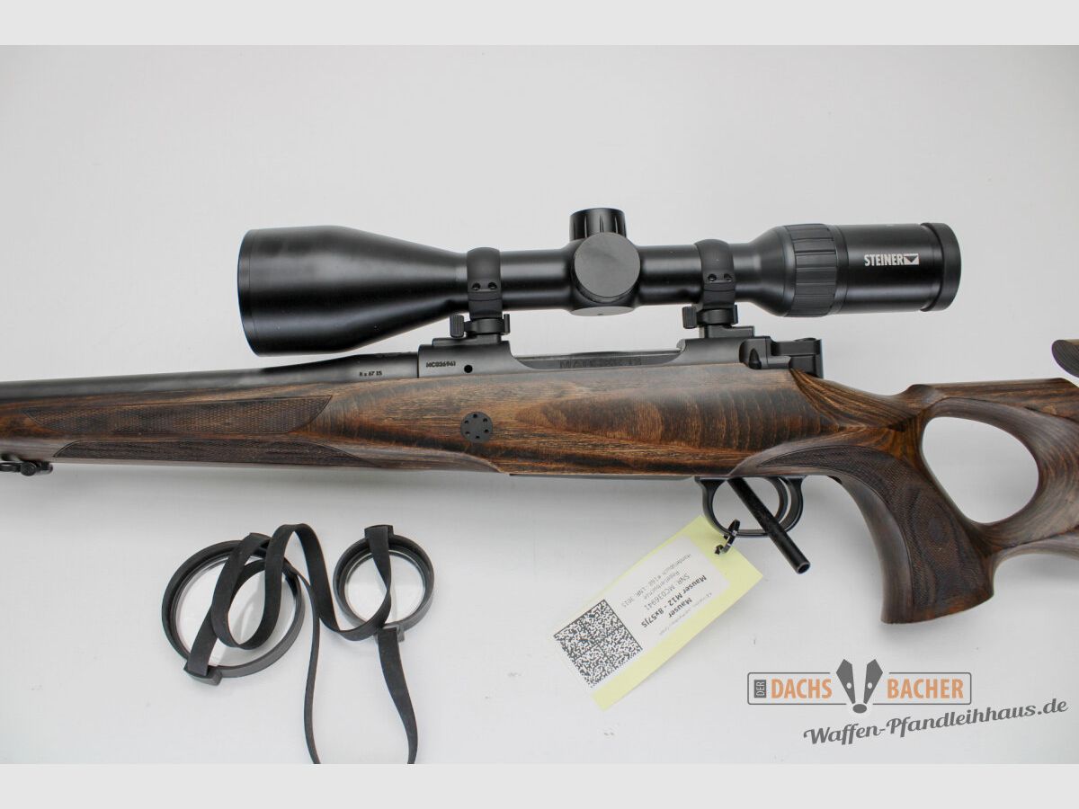 Fucile a ripetizione Mauser M12 MAX Cal. 8x57 JS con Steiner 3-12x56 e silenziatore