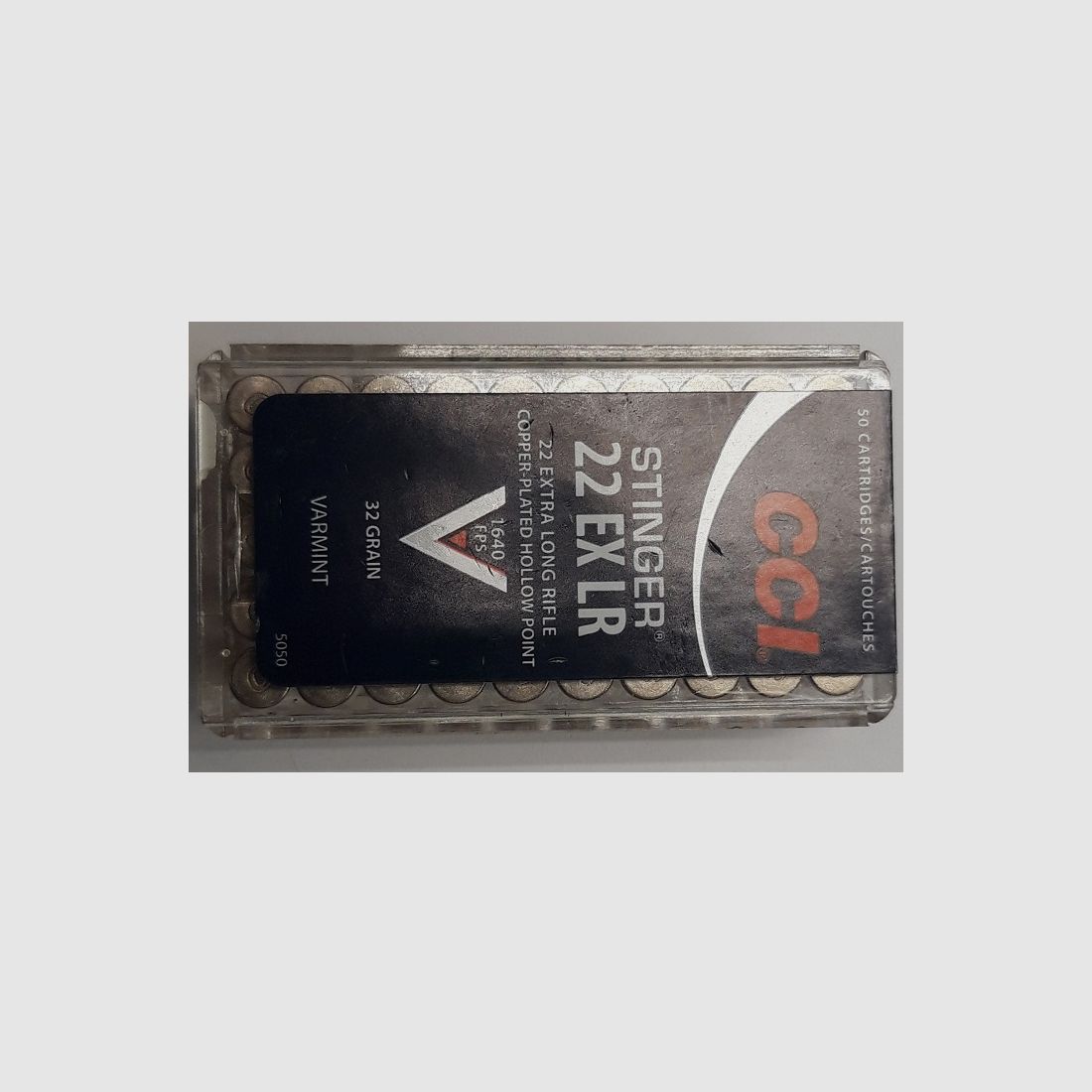 CCI Stinger .22l.r. rimfire cartridges