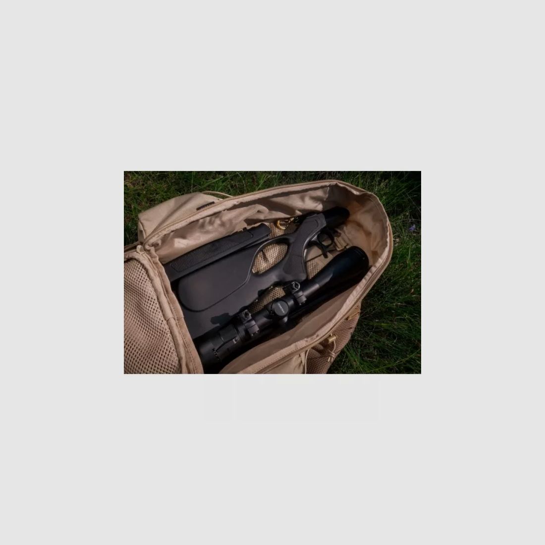 Tactical Backpack Beige BERGARA, image 11 of 12