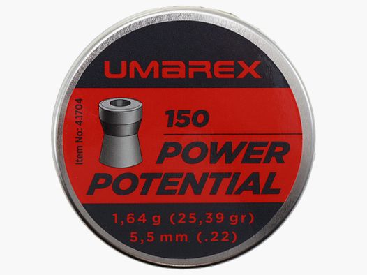 Umarex Power Potential pellets cal. 5.5 mm, 150 pieces