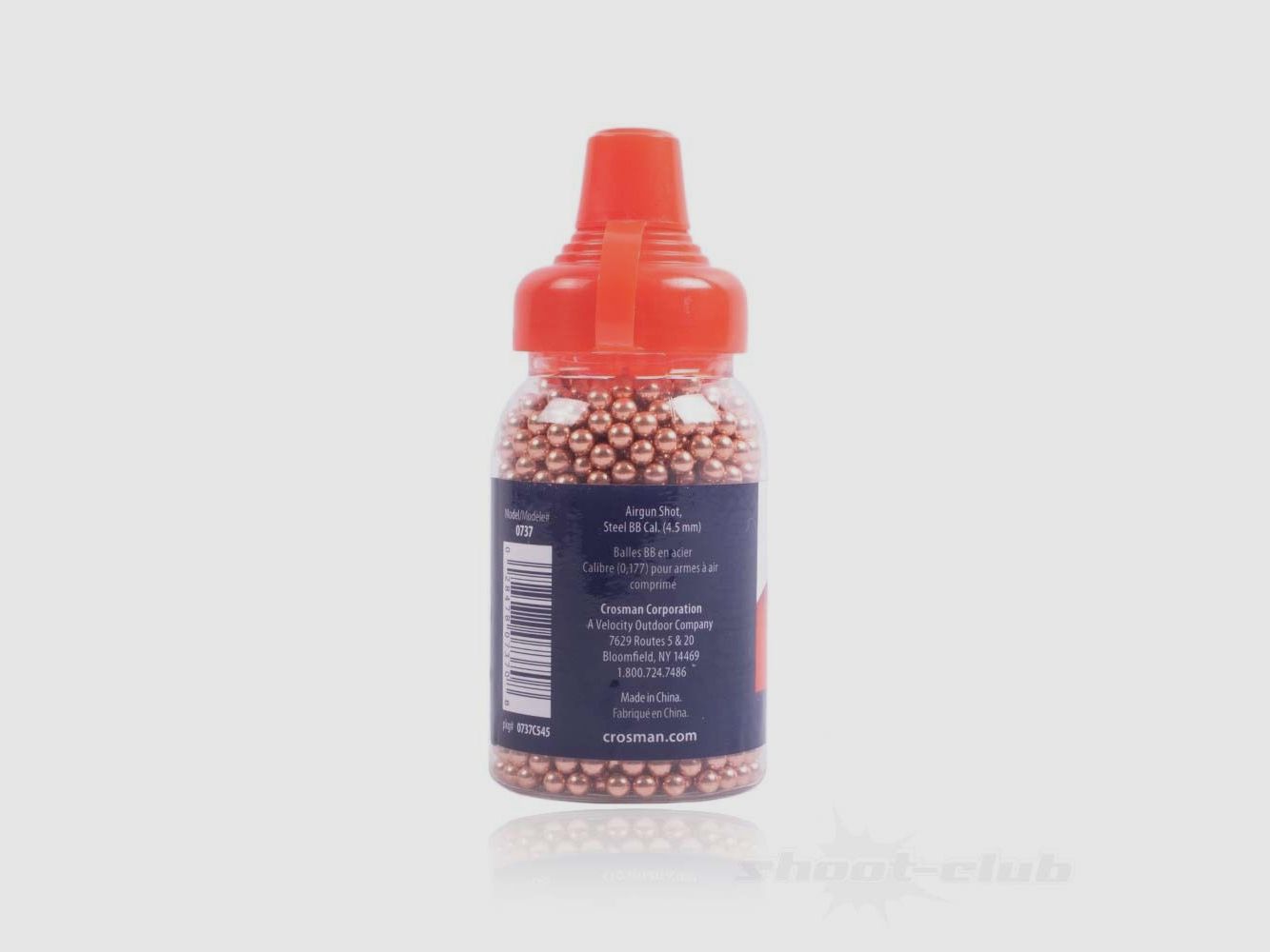 Crosman 1500 Crosman Copperhead Pallini in acciaio 4,5 mm per armi CO2
