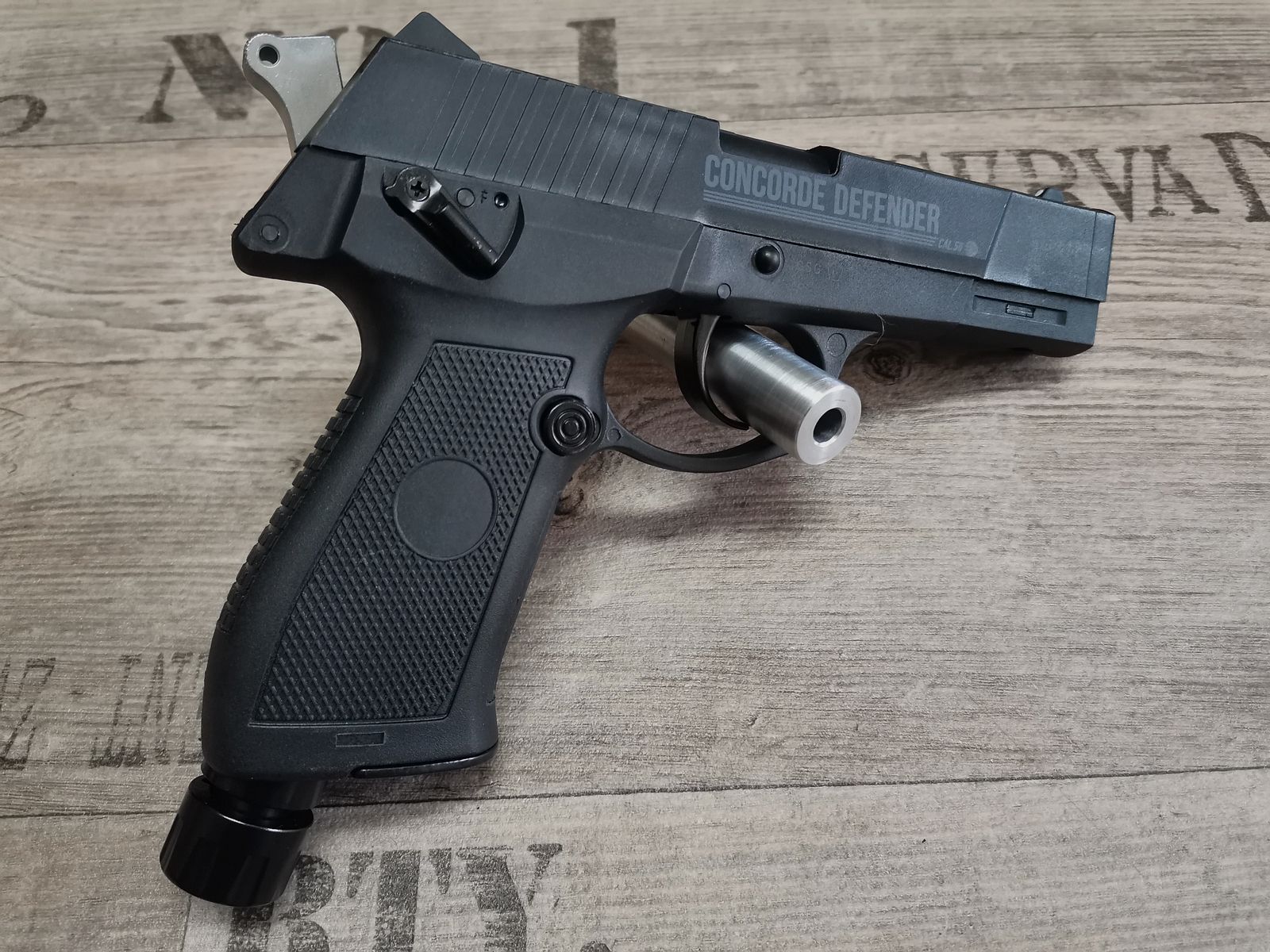 Home Defence Pistole CO2 Markierer Cal. 0.50 Concorde Defender - Defence Training Marker"