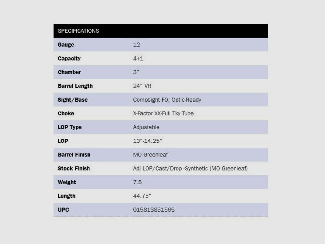 Mossberg 940 Pro Turkey 24" (24 inch) 12/76